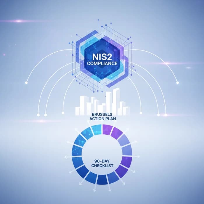 NIS2 Compliance 2025–2026: Brussels Action Plan and 90-Day Checklist