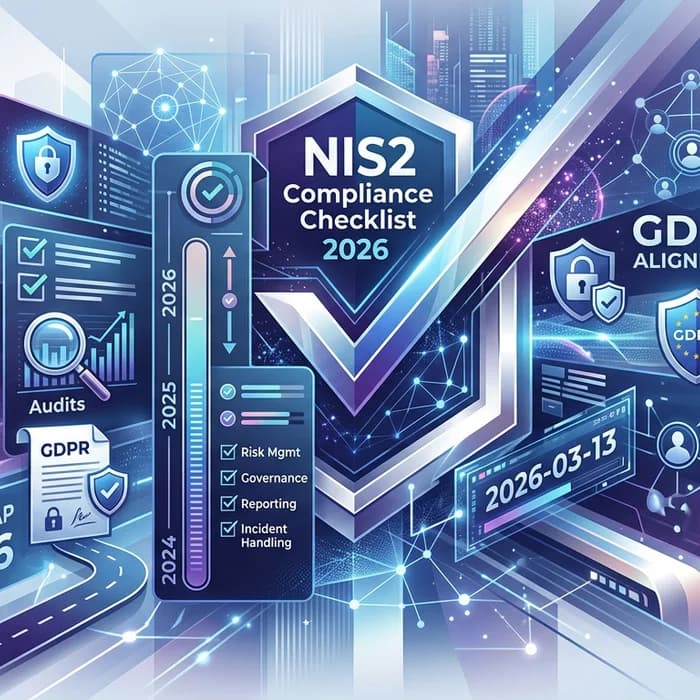 NIS2 Compliance Checklist 2026: Audits, GDPR Alignment | 2026-03-13