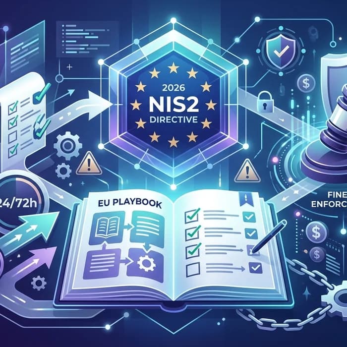 NIS2 Compliance 2026: EU Playbook, 24/72h Reporting, Fines, Checklist